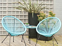 table and chairs - blue