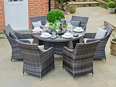 table and chairs - rattan